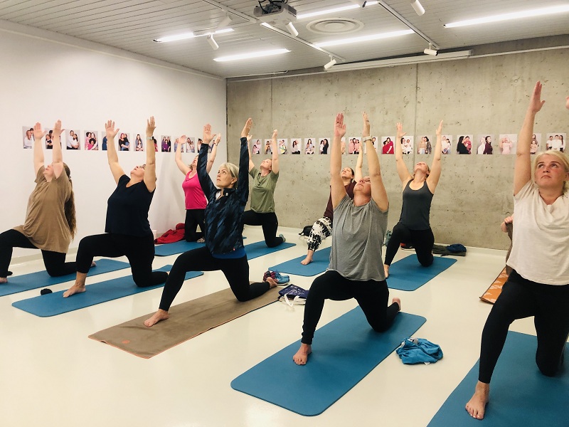 Yoga Awareness Programme at Spongin Library Reykjavik, 06 July 2022